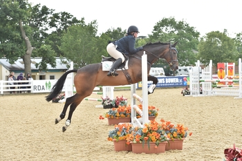 Claire Lewis and Master Wickham win the Retraining of Racehorses Bronze League Championship title